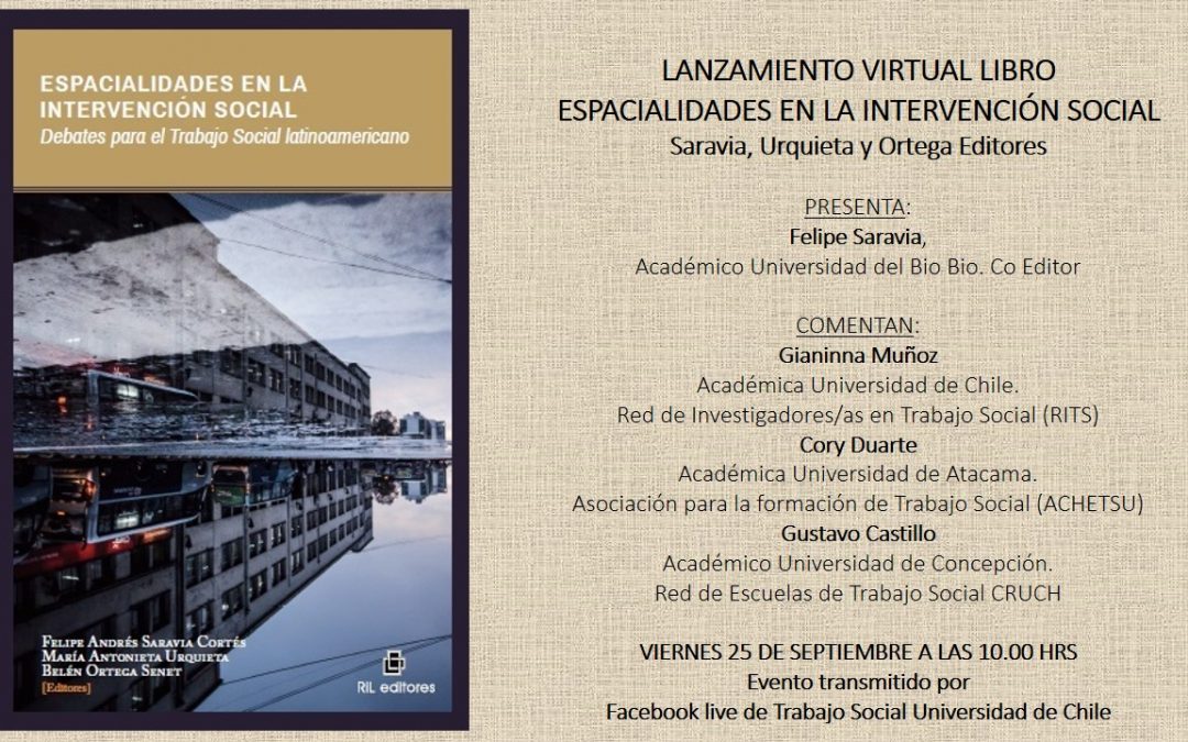 Publicación del libro “Espacialidades en la intervención social. Debates para el Trabajo Social Latinoamericano”